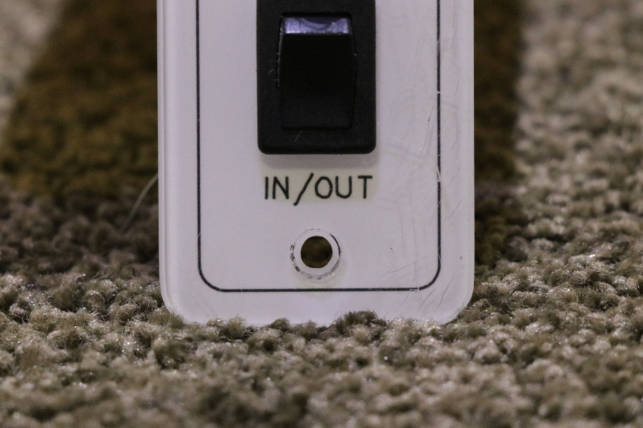 USED RV POSITRON CORP NMBSNLOUT1 SLIDEOUT IN/OUT SWITCH PANEL FOR SALE RV Components 