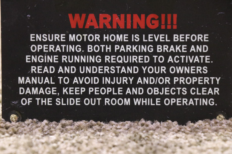 USED SLIDE ROOM CONTROL SWITCH PANEL RV/MOTORHOME PARTS FOR SALE RV Components 