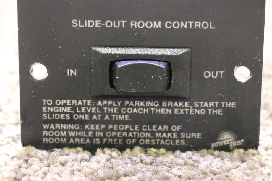 USED POWER GEAR 1510000212 SLIDE ROOM CONTROL SWITCH PANEL RV PARTS FOR SALE RV Components 