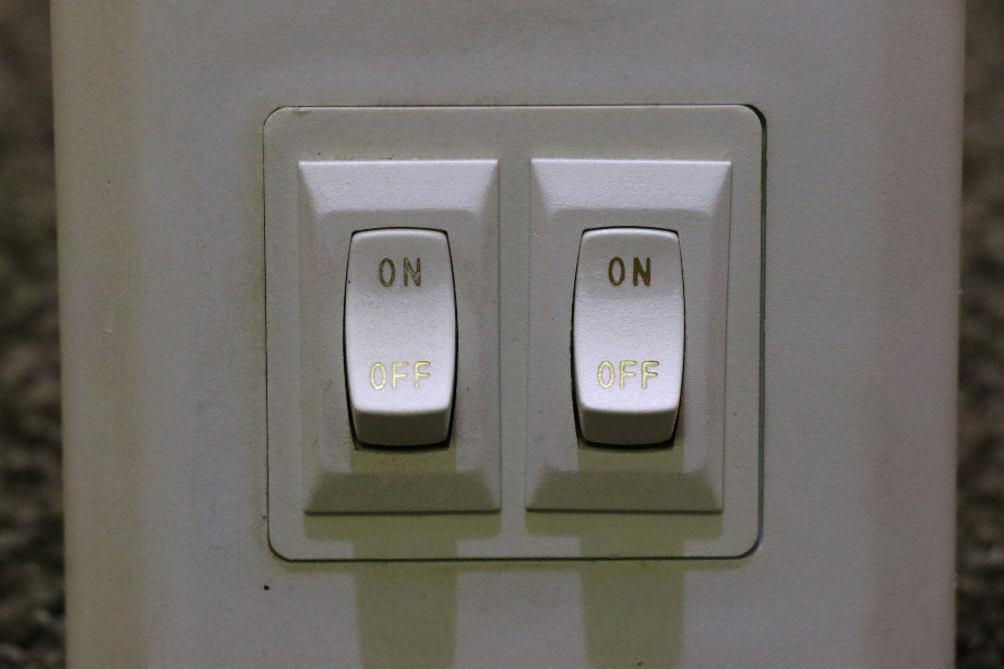 USED RV/MOTORHOME TWO ROCKER SWITCH PANEL FOR SALE RV Components 
