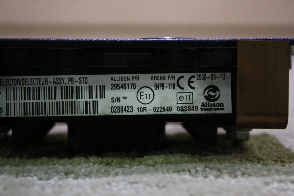 USED ALLISON SHIFT SELECTOR 29546170 FOR SALE RV Components 