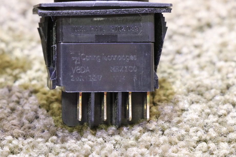 USED RV V8DA BLACK ROCKER SWITCH FOR SALE RV Components 