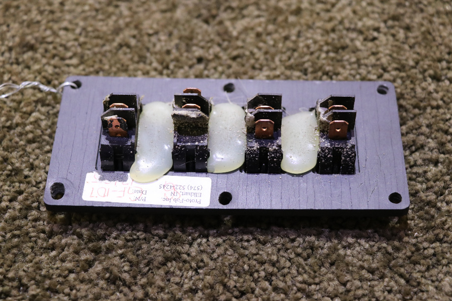 USED GULFSTREAM COACH 4 SWITCH PANEL RV/MOTORHOME PARTS FOR SALE RV Components 