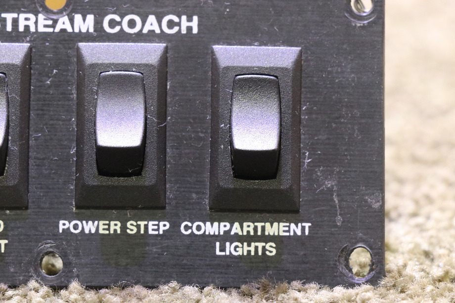 USED GULFSTREAM COACH 4 SWITCH PANEL RV/MOTORHOME PARTS FOR SALE RV Components 