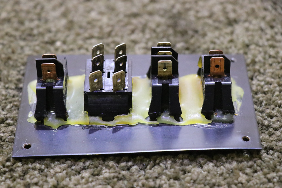 USED MOTORHOME BEAVER 4 SWITCH PANEL FOR SALE RV Components 