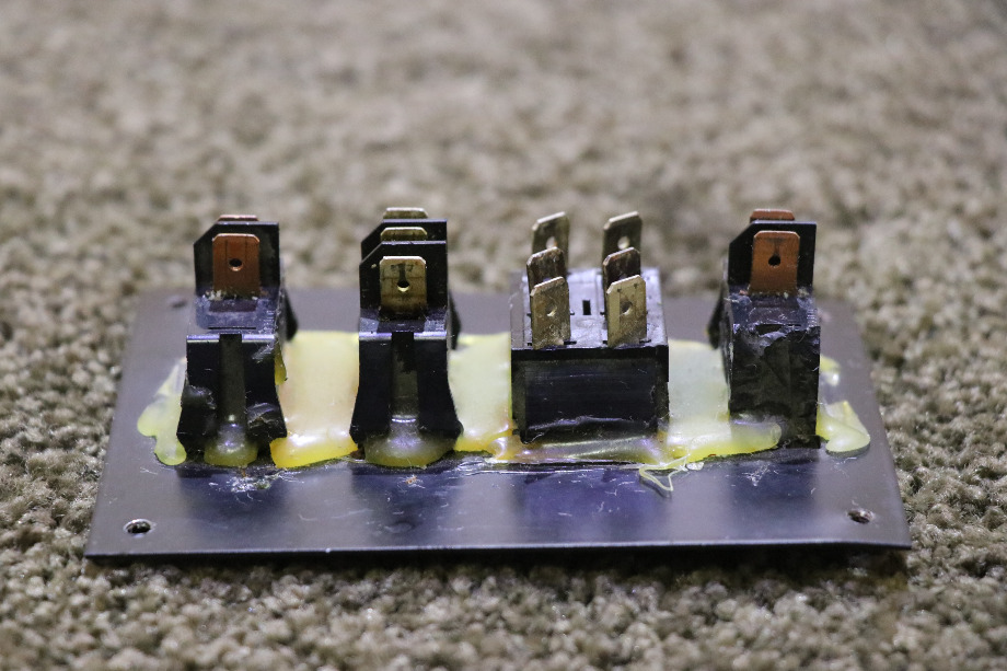 USED MOTORHOME BEAVER 4 SWITCH PANEL FOR SALE RV Components 