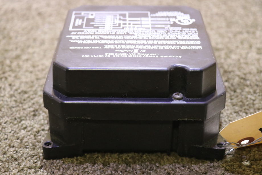 USED AUTOMATIC ENERGY SELECT SWITCH BY INTELLITEC 00-00714-000 RV/MOTORHOME PARTS FOR SALE RV Components 