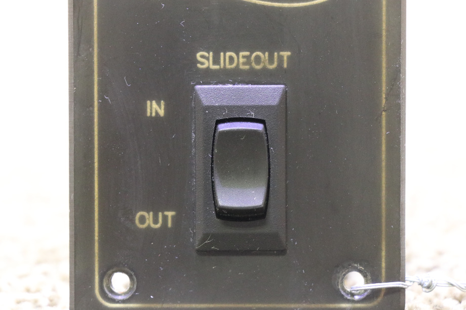 USED N122602 NEWMAR SLIDE OUT IN / OUT SWITCH PANEL MOTORHOME PARTS FOR SALE RV Components 