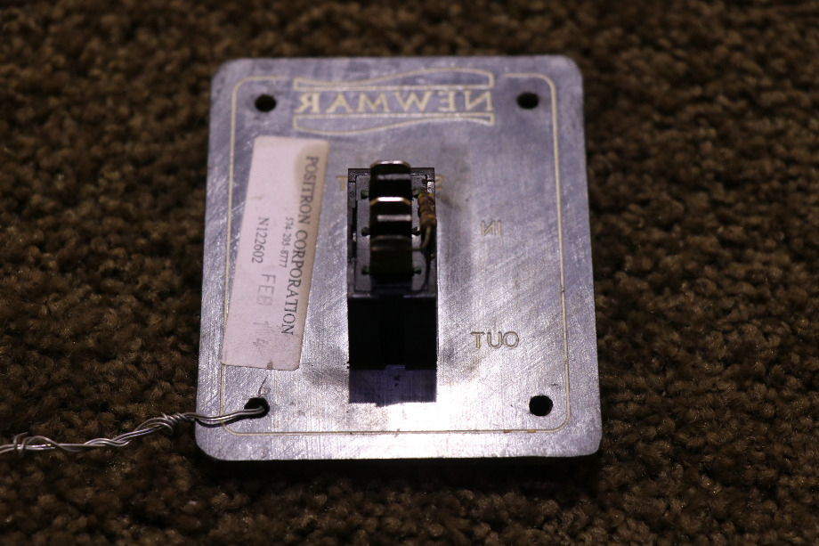 USED N122602 NEWMAR SLIDE OUT IN / OUT SWITCH PANEL MOTORHOME PARTS FOR SALE RV Components 