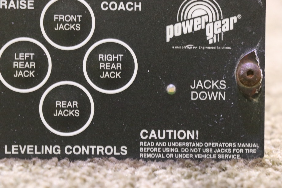 USED RV/MOTORHOME 500456 POWER GEAR LEVELING CONTROLS TOUCH PAD FOR SALE RV Components 