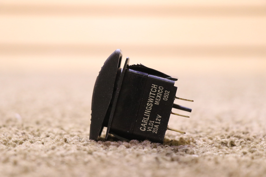 USED BLACK VLD1 DASH SWITCH MOTORHOME PARTS FOR SALE RV Components 
