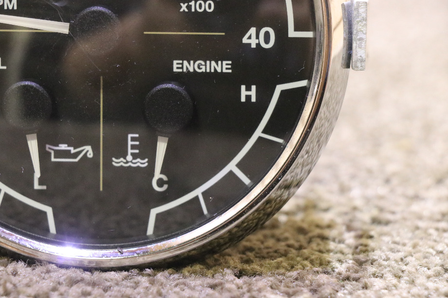 USED MOTORHOME 3 IN 1 TACH / OIL / ENGINE 8640-40003-19 DASH GAUGE FOR SALE RV Components 