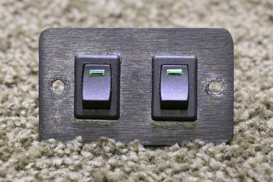 USED RV/MOTORHOME JRV PRODUCTS A8893BL DOUBLE SWITCH PANEL FOR SALE RV Components 