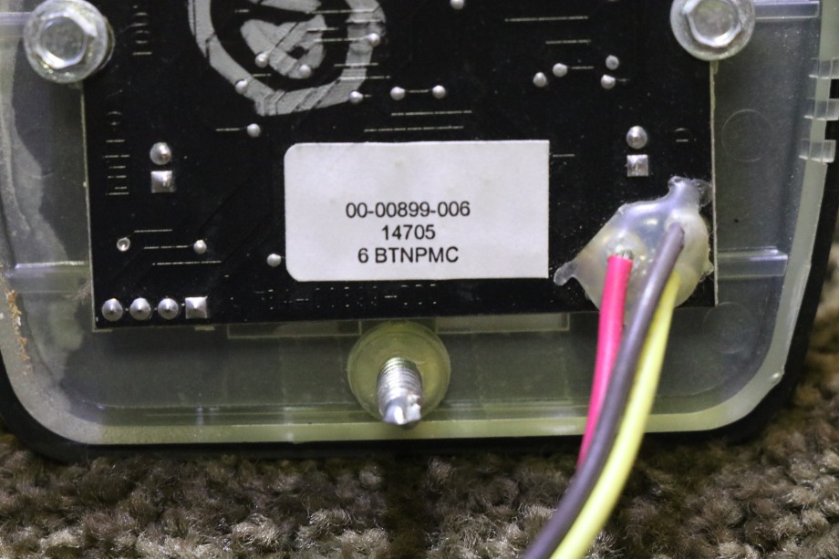 USED MOTORHOME 00-00899-006 INTELLITEC 6 BUTTON SWITCH PANEL FOR SALE RV Components 