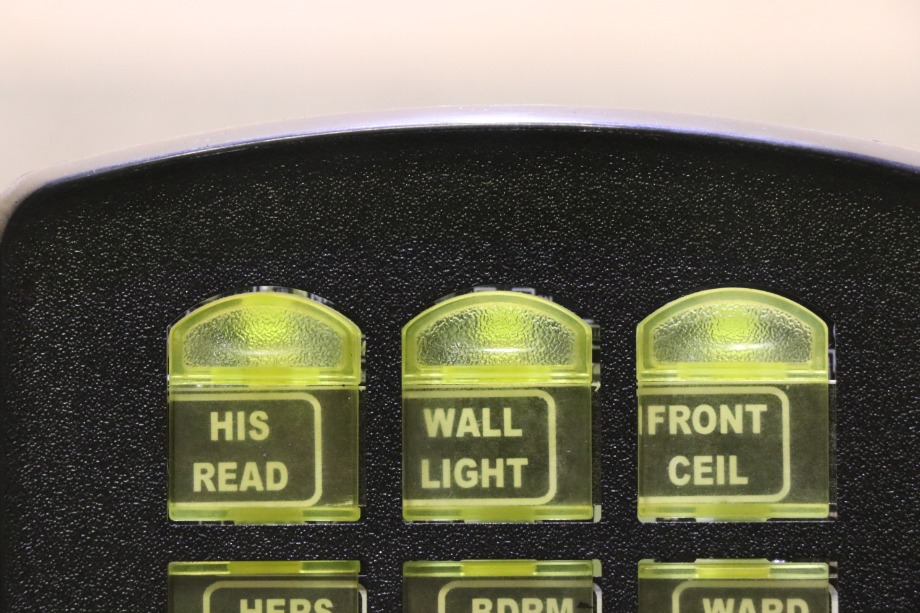 USED MOTORHOME 00-00899-006 INTELLITEC 6 BUTTON SWITCH PANEL FOR SALE RV Components 