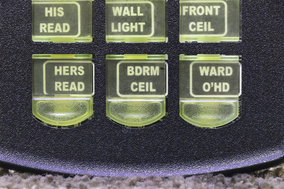 USED MOTORHOME 00-00899-006 INTELLITEC 6 BUTTON SWITCH PANEL FOR SALE RV Components 