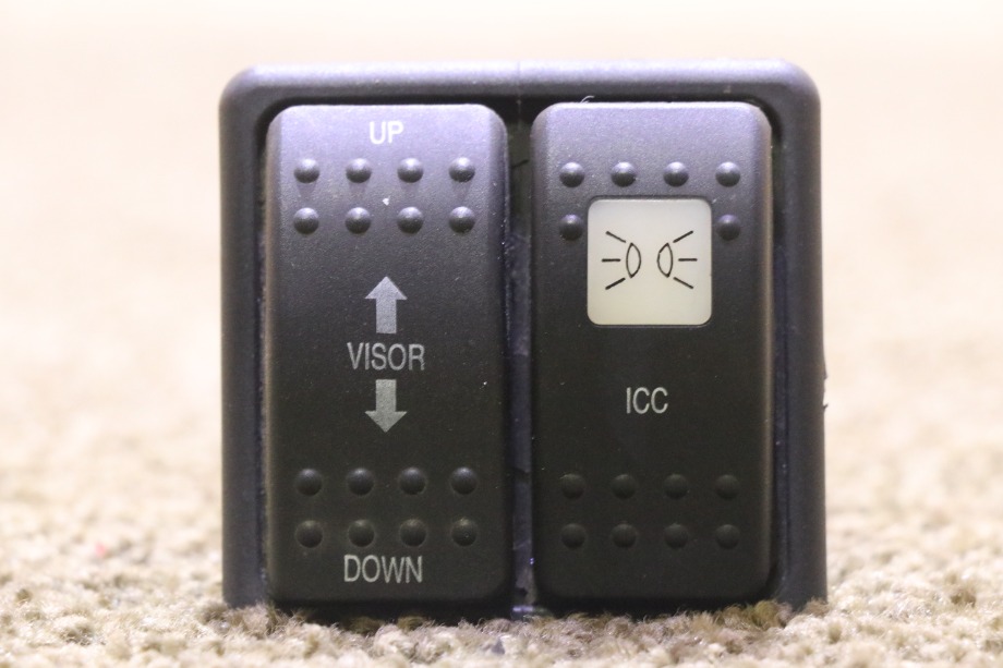 USED VISOR SWITCH & ICC SWITCH PANEL MOTORHOME PARTS FOR SALE RV Components 