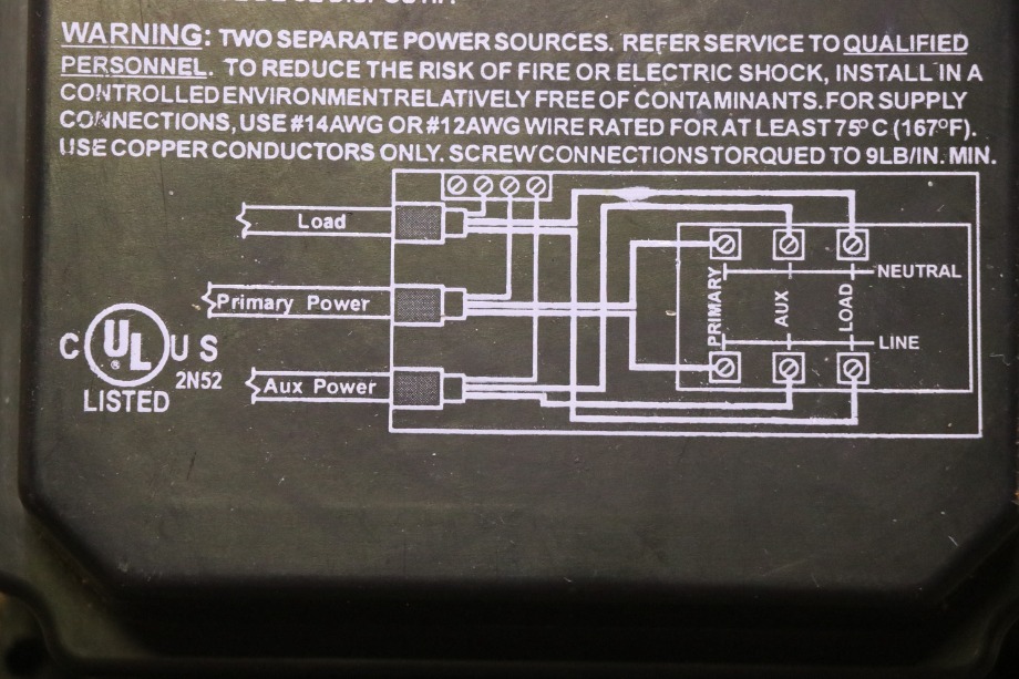 USED RV/MOTORHOME INTELLITEC TRANSFER RELAY DELAY 00-00568-000 FOR SALE RV Components 