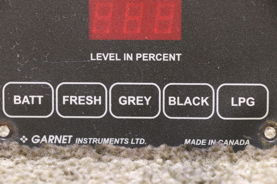 USED RV/MOTORHOME SEELEVEL II TANK MONITOR PANEL FOR SALE RV Components 