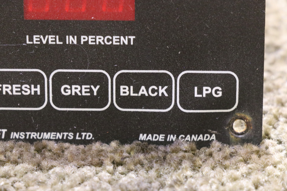 USED RV/MOTORHOME SEELEVEL II TANK MONITOR PANEL FOR SALE RV Components 