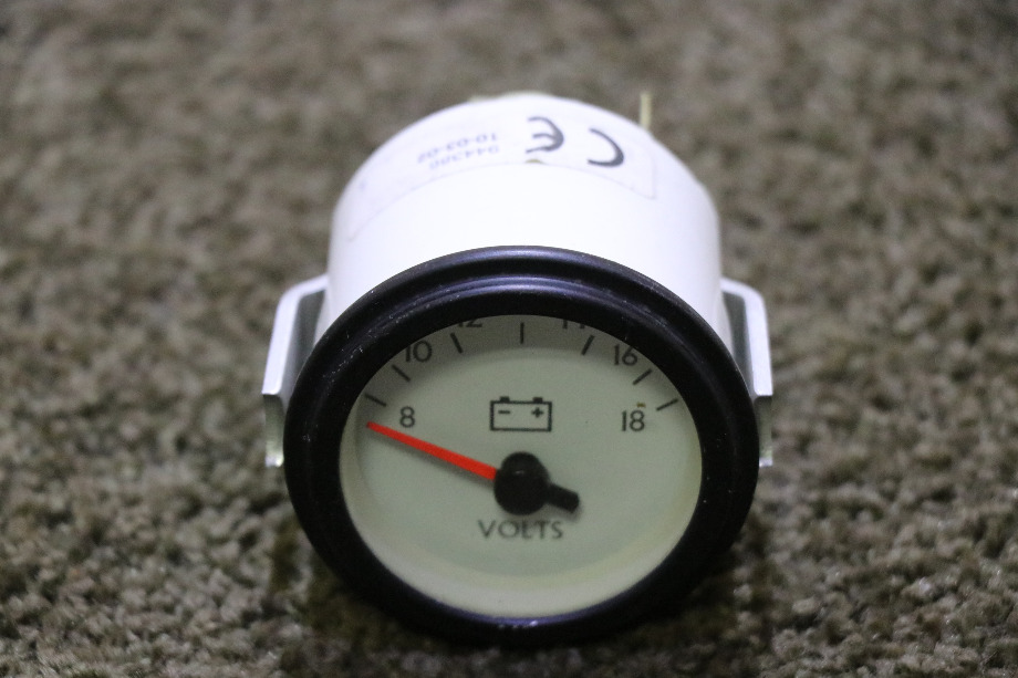 USED RV 944386 VOLTS DASH GAUGE FOR SALE RV Components 