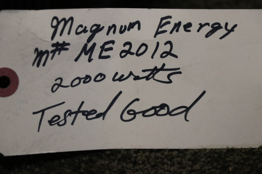 USED MAGNUM ENERGY INVERTER CHARGER ME2012 RV PARTS FOR SALE RV Components 