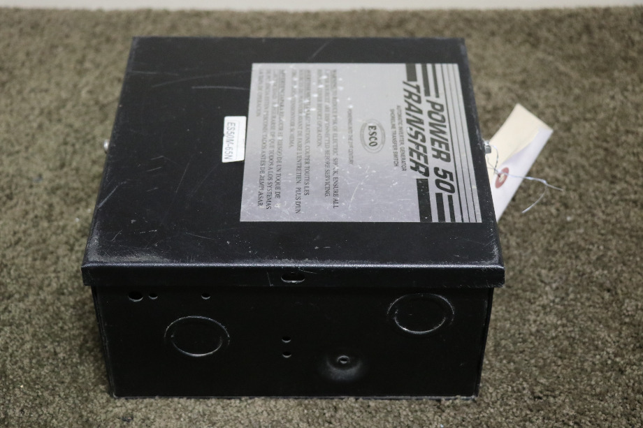 USED ES50M-65N ESCO POWER 50 TRANSFER AUTOMATIC TRANSFER SWITCH RV PARTS FOR SALE RV Components 