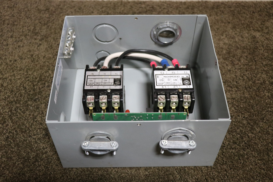 USED ES50M-65N ESCO POWER 50 TRASNFER AUTOMATIC TRANSFER SWITCH RV PARTS FOR SALE RV Components 