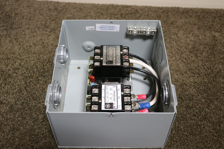 USED ES50M-65N ESCO POWER 50 TRASNFER AUTOMATIC TRANSFER SWITCH RV PARTS FOR SALE RV Components 