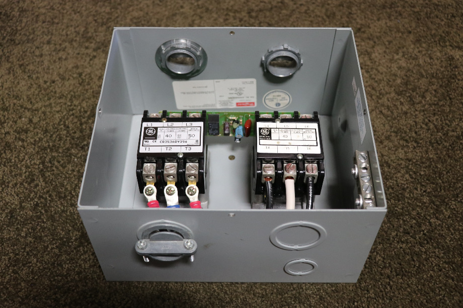 USED ES50M-65N ESCO POWER 50 TRASNFER AUTOMATIC TRANSFER SWITCH RV PARTS FOR SALE RV Components 