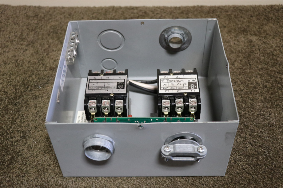 USED ESCO POWER 50 TRANSFER ES50M-65N AUTOMATIC TRANSFER SWITCH MOTORHOME PARTS FOR SALE RV Components 