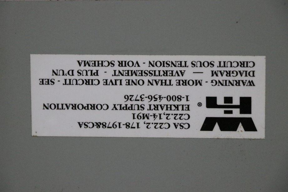 USED ESCO POWER 50 TRANSFER AUTOMATIC TRANSFER SWITCH ES50M-65N RV/MOTORHOME PARTS FOR SALE RV Components 