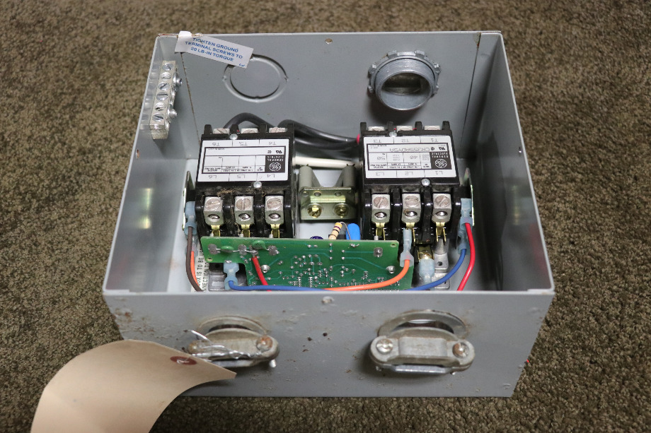 USED ESCO POWER 50 TRANSFER AUTOMATIC TRANSFER SWITCH ES50M-65N RV/MOTORHOME PARTS FOR SALE RV Components 