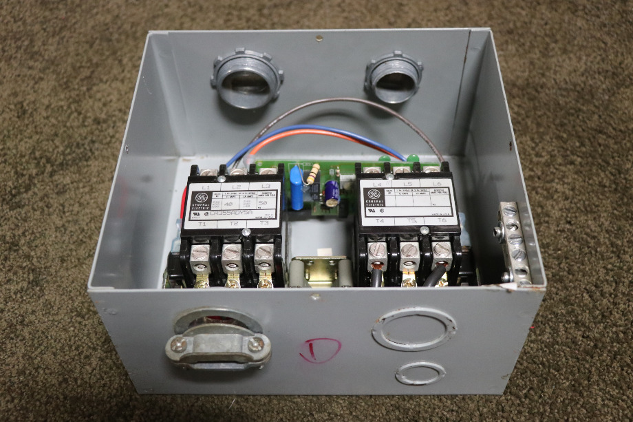 USED ESCO POWER 50 TRANSFER AUTOMATIC TRANSFER SWITCH ES50M-65N RV/MOTORHOME PARTS FOR SALE RV Components 