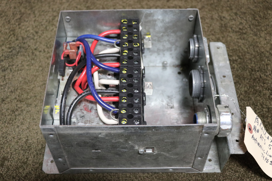 USED RV ATS 5070 PARALLAX POWER SUPPLY AUTO LINE/GEN SWITCH FOR SALE RV Components 
