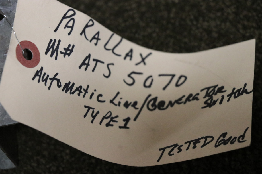 USED RV ATS 5070 PARALLAX POWER SUPPLY AUTO LINE/GEN SWITCH FOR SALE RV Components 