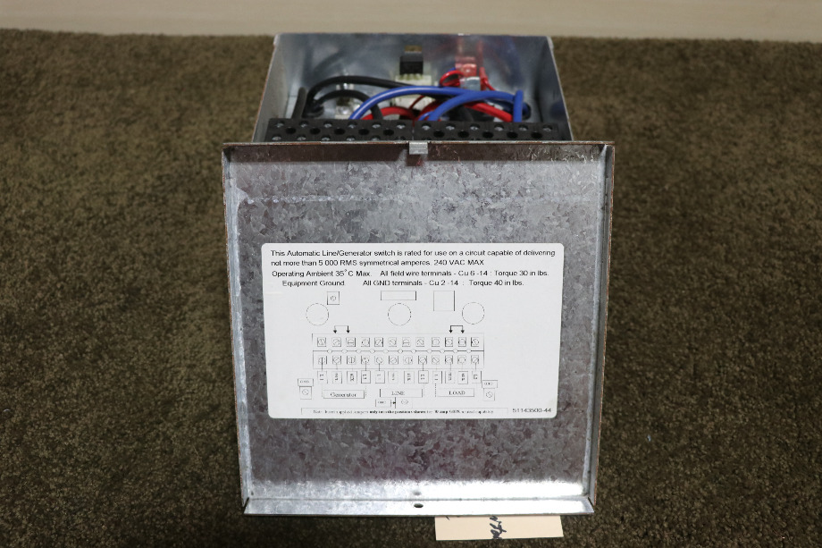 USED ATS 5070 PARALLAX POWER SUPPLY AUTO LINE/GEN SWITCH RV PARTS FOR SALE RV Components 