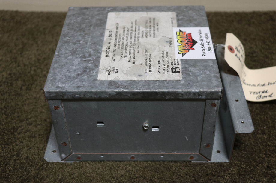 USED ATS 5070 PARALLAX POWER SUPPLY AUTO LINE/GEN SWITCH RV PARTS FOR SALE RV Components 