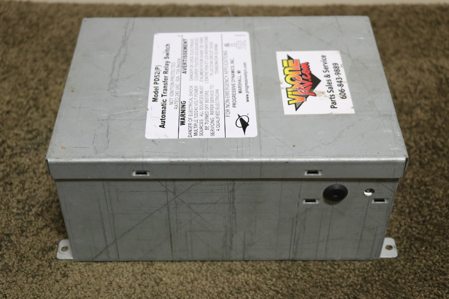 USED PROGRESSIVE DYNAMICS PD52(P) AUTOMATIC TRANSFER RELAY SWITCH MOTORHOME PARTS FOR SALE RV Components 