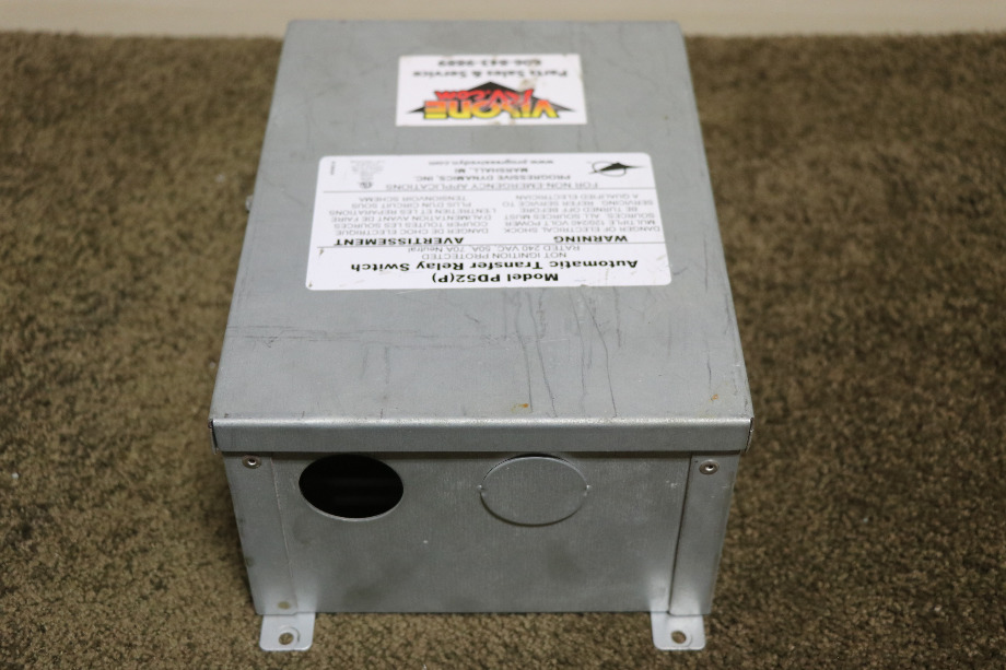 USED PROGRESSIVE DYNAMICS PD52(P) AUTOMATIC TRANSFER RELAY SWITCH MOTORHOME PARTS FOR SALE RV Components 