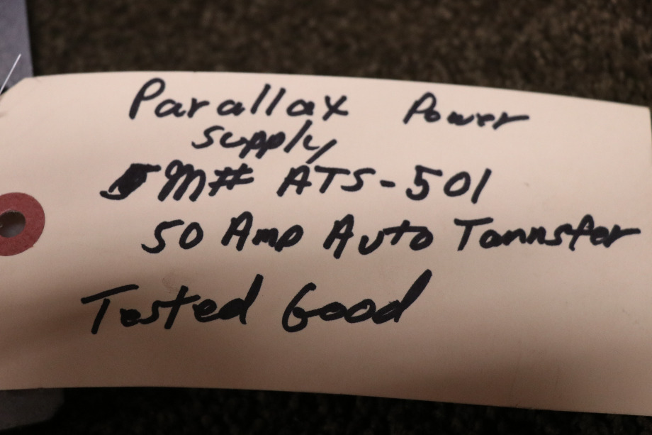 USED MOTORHOME PARALLAX POWER SUPPLY ATS 501 AUTO LINE/GEN SWITCH FOR SALE RV Components 