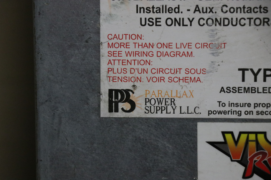 USED MOTORHOME PARALLAX POWER SUPPLY ATS 501 AUTO LINE/GEN SWITCH FOR SALE RV Components 