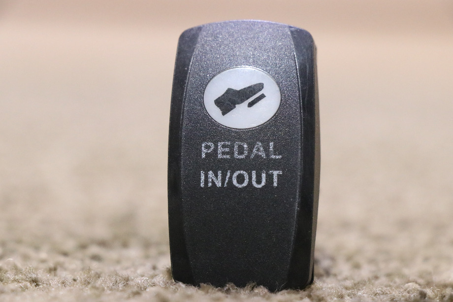 USED MOTORHOME PEDAL IN / OUT V1D1 DASH SWITCH FOR SALE RV Components 
