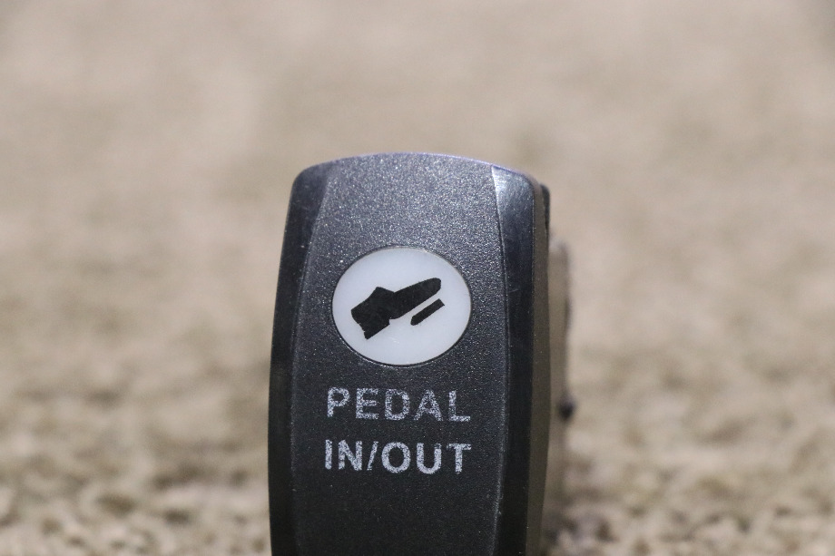 USED MOTORHOME PEDAL IN / OUT V1D1 DASH SWITCH FOR SALE RV Components 
