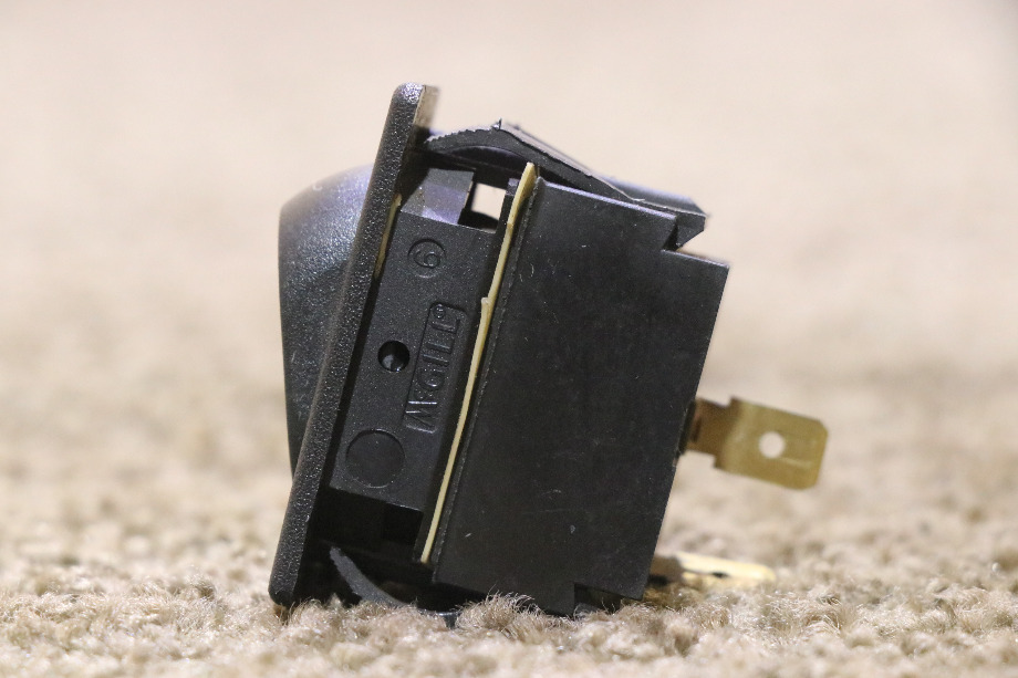 USED MOTORHOME BLACK 0852-0113 ROCKER SWITCH FOR SALE RV Components 