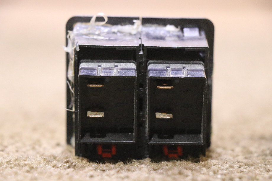 USED MOTORHOME DOUBLE LIGHT DASH SWITCH PANEL FOR SALE RV Components 
