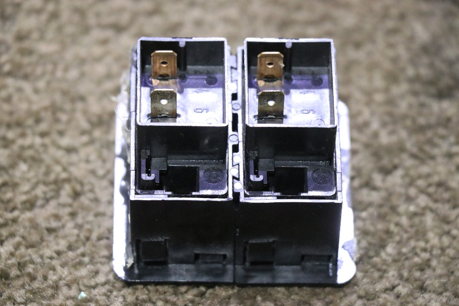 USED MOTORHOME DOUBLE LIGHT DASH SWITCH PANEL FOR SALE RV Components 