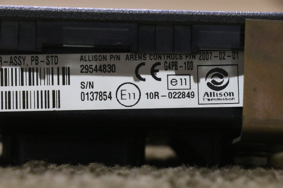 USED ALLISON TRANSMISSION SHIFT SELECTOR 29544830 RV/MOTORHOME PARTS FOR SALE RV Components 