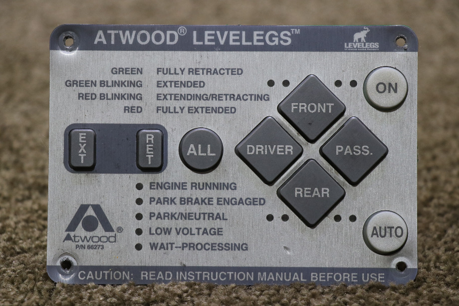 USED ATWOOD LEVELEGS TOUCH PAD 66273 RV/MOTORHOME PARTS FOR SALE RV Components 