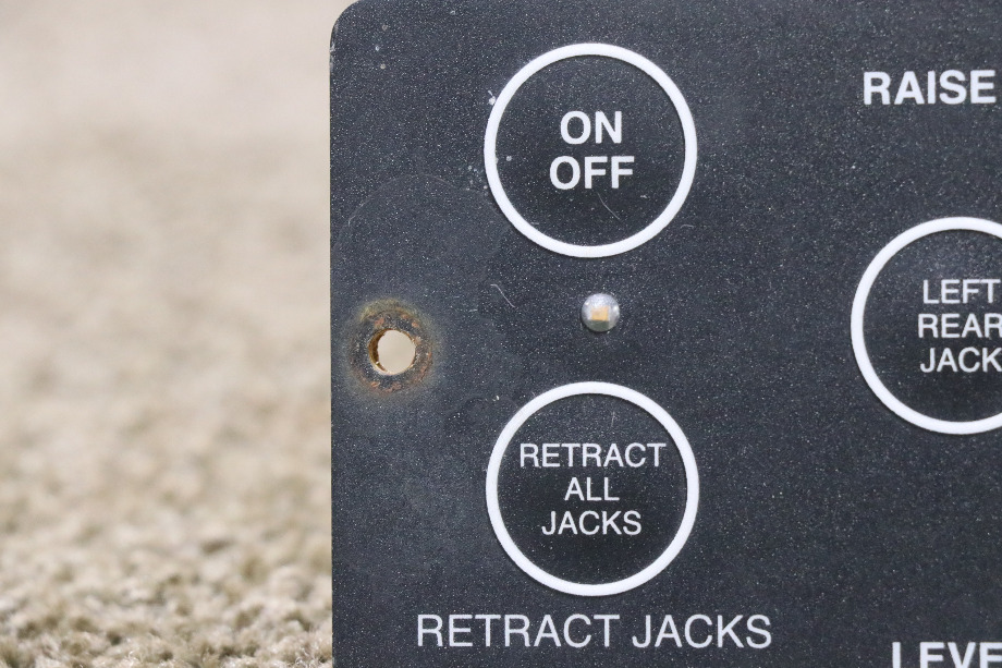 USED 500456 POWER GEAR LEVELING CONTROLS TOUCH PAD WITH PIGTAIL RV PARTS FOR SALE RV Components 